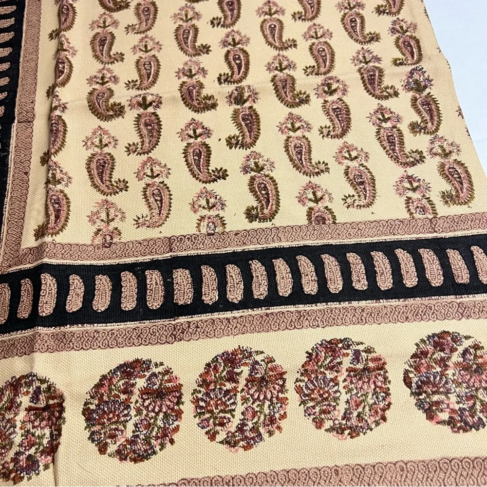 Pottery Barn Tan and Black Patterned Pillow Cover 24x24 Accent Pillow Sham/Cover